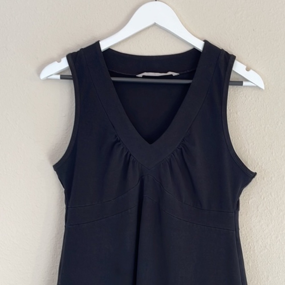 ATHLETA Organic Cotton Sleeveless V Neck Dress Sz. MD. - Picture 4 of 17